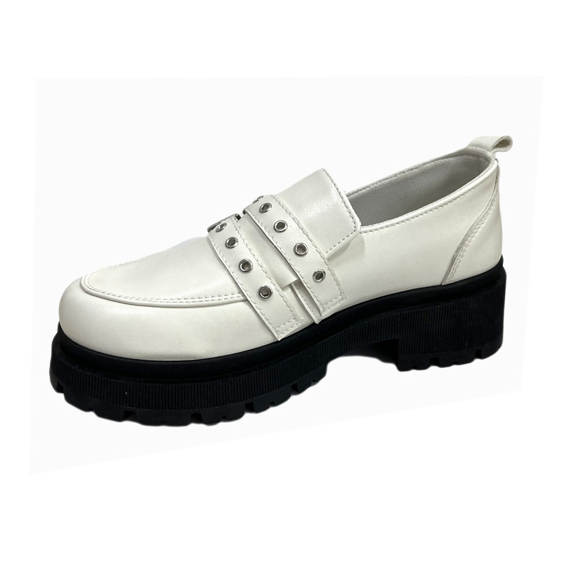 Kadın Beyaz Loafer Ayakkabı