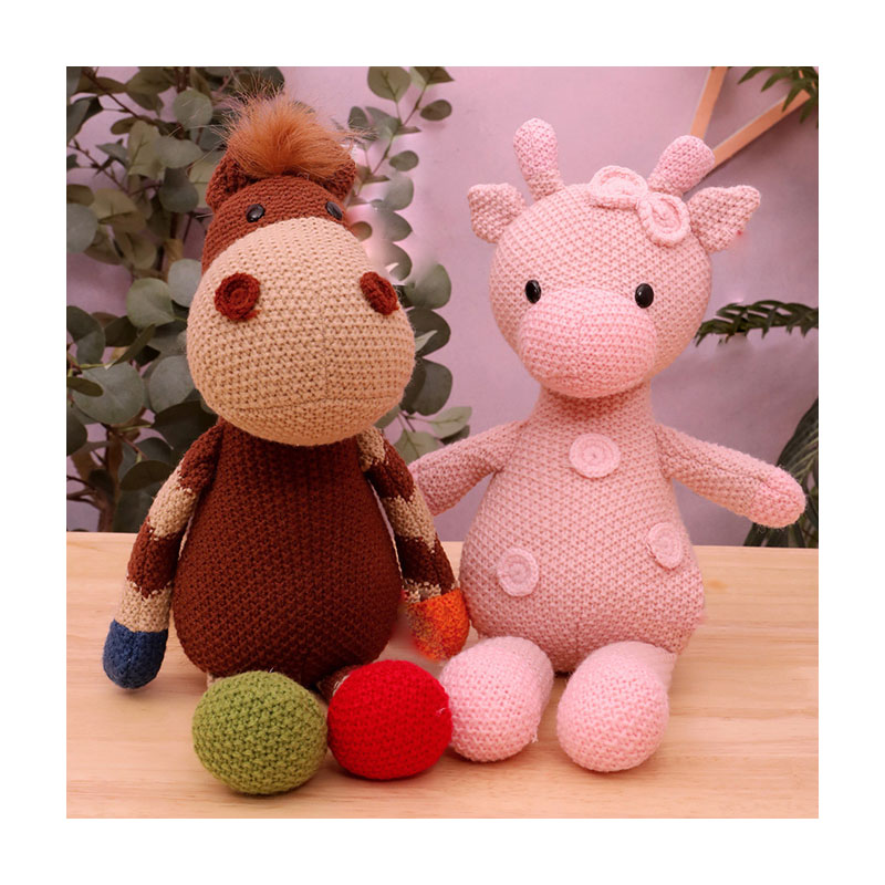 ニット動物おもちゃの編み図