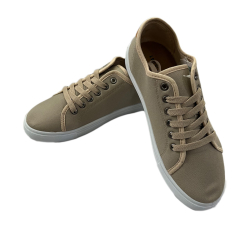 Коричневі парусинові черевики