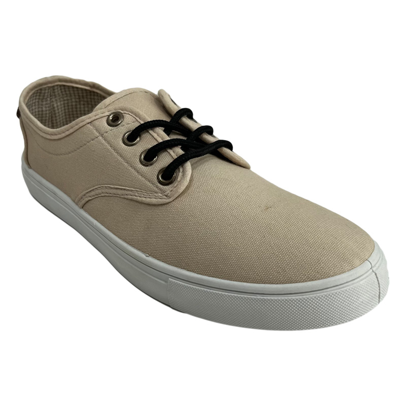 メンズフラットキャンバスシューズ