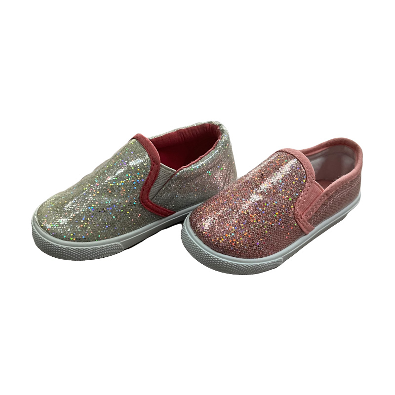 Kids PU Leather Slip-On Shoes In Red And Green Color.jpg