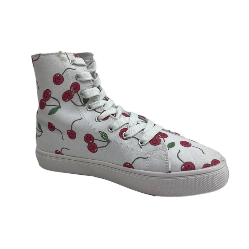 レディース ハイトップ キャンバス シューズ