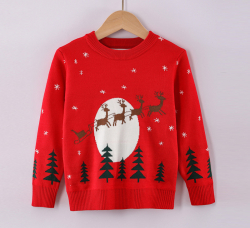 Children's Christmas Knitted Sweater Set 