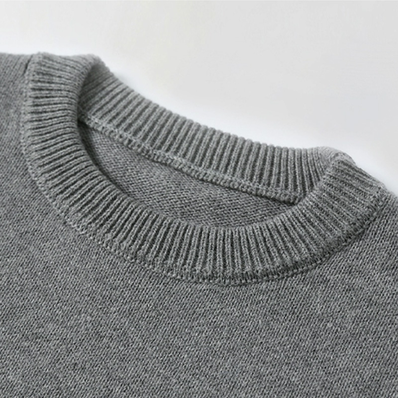 キッズ ソリッドカラー ニット セーター
