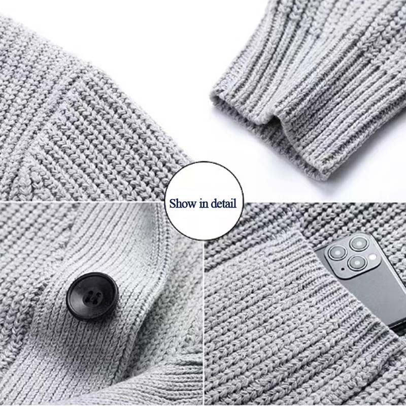 メンズ ニットウェア ボタンダウン ショールカラー カーディガン Sweater.jpg メンズ ニットウェア ボタンダウン ショールカラー カーディガン Sweater.jpg