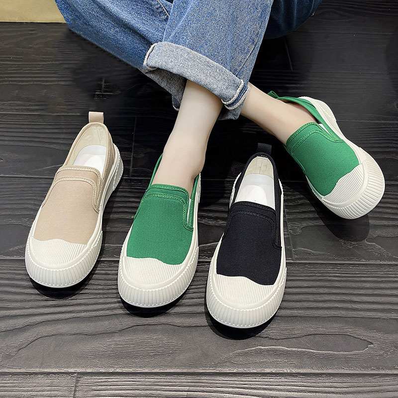 春と秋の婦人靴通気性ラウンドトゥキャンバスシューズ 春と秋の婦人靴通気性ラウンドトゥキャンバスシューズ