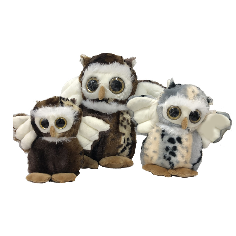 フクロウのぬいぐるみ.jpg Owl Plush Toy.jpg