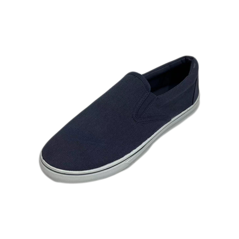 Blue Men Slip On Canvas Shoes.jpg