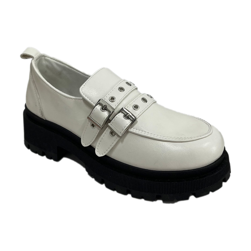 Kadın Beyaz Loafer Ayakkabı