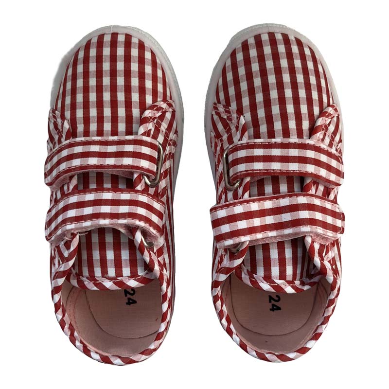 キッズフラットキャンバスシューズ