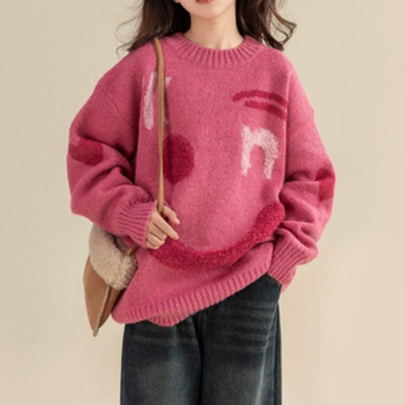 Bộ áo len dệt kim Giáng sinh cho trẻ em