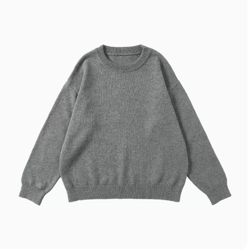 Kids' Solid Color Knitted Sweater.jpg