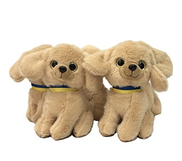 犬のぬいぐるみ