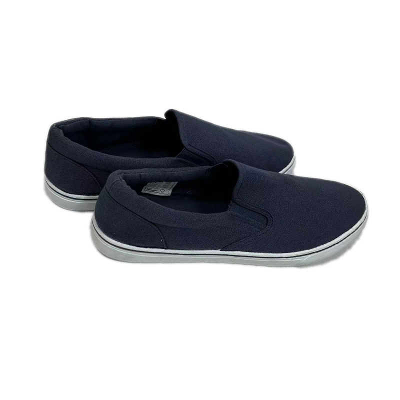 Blue Men Slip On Canvas Shoes.jpg