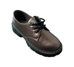 Жіночі коричневі шкіряні лофери