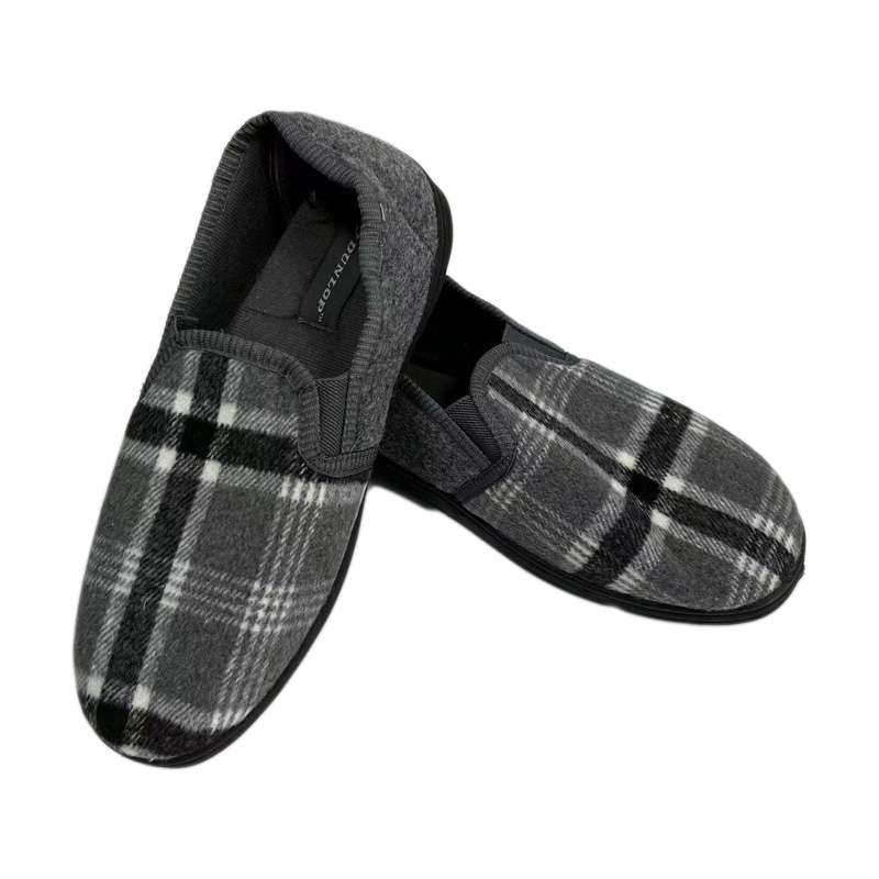 メンズチェック柄スリッポンコットンシューズ.jpg メンズチェック柄スリッポンコットンシューズ.jpg