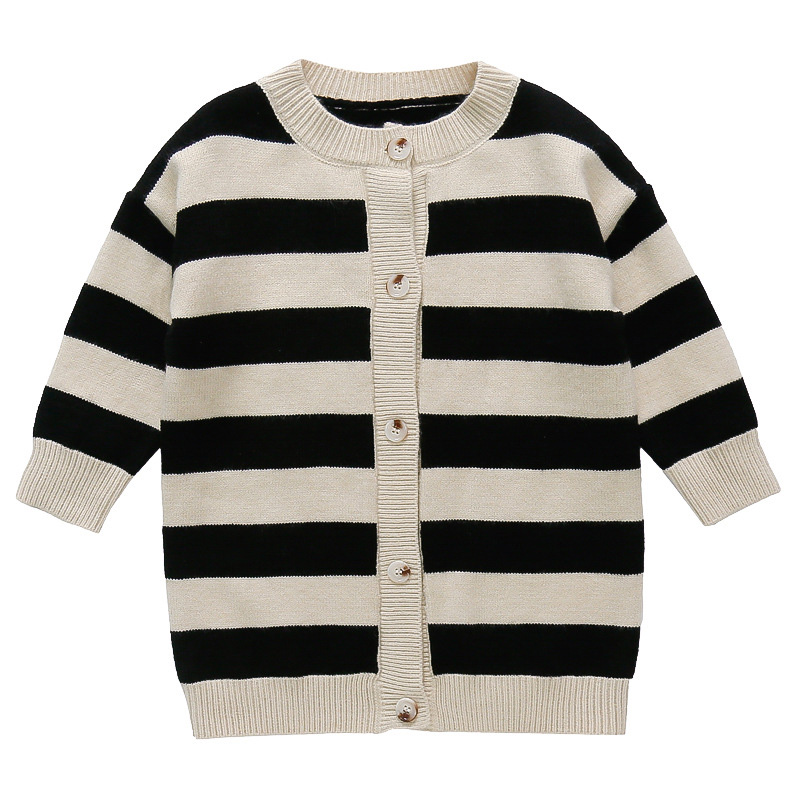 Áo khoác cardigan dệt kim cho trẻ em mùa thu đông