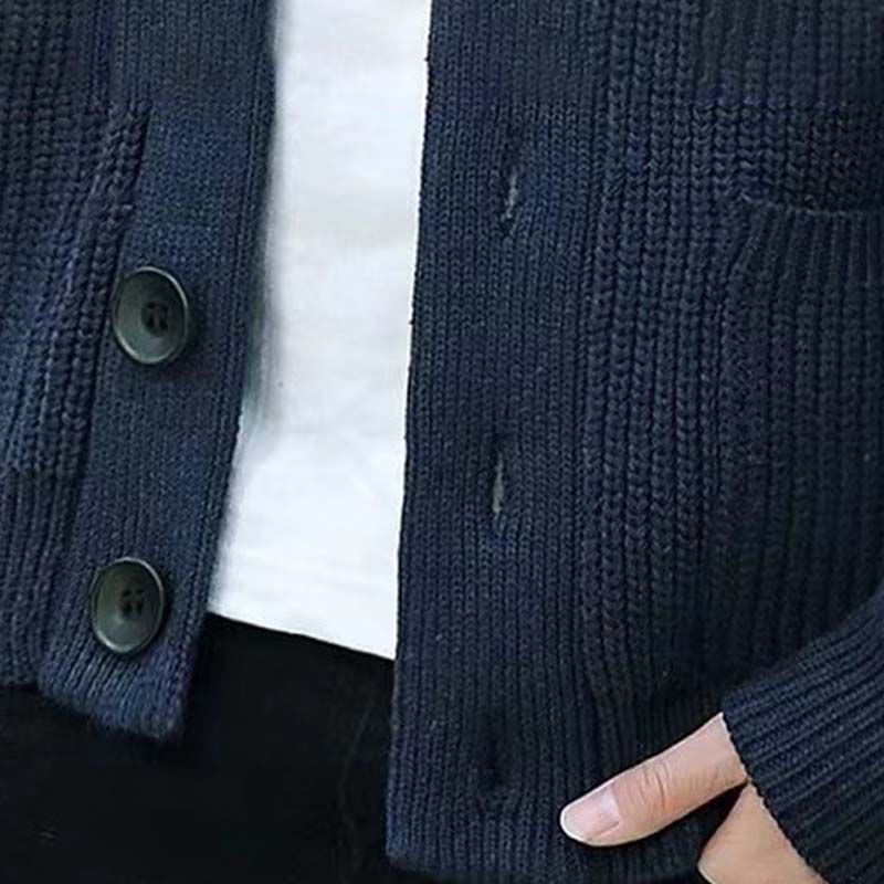 メンズ ニットウェア ボタンダウン ショールカラー カーディガン Sweater.jpg メンズ ニットウェア ボタンダウン ショールカラー カーディガン Sweater.jpg