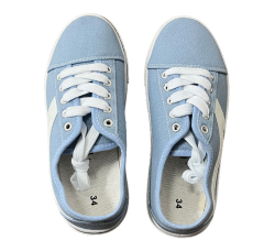 Дитячі сині парусинові туфлі