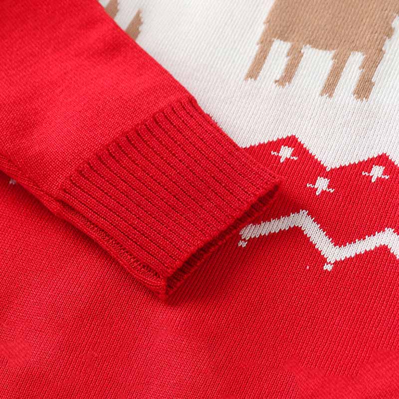 Bộ áo len dệt kim trẻ em Quần áo trẻ em Giáng sinh Áo len trẻ em.jpg