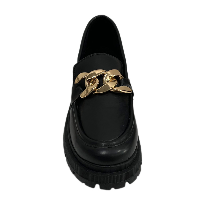 Giày loafer nữ màu đen