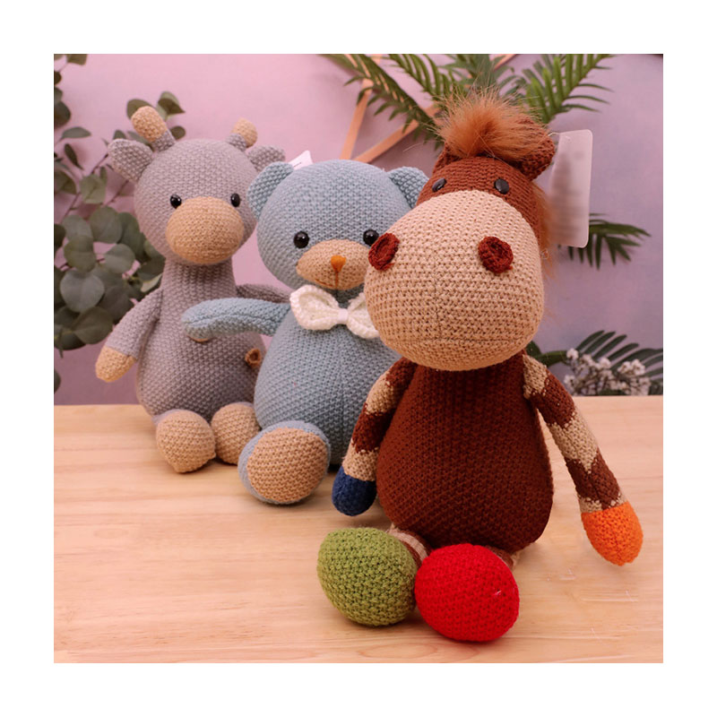 ニット動物おもちゃの編み図