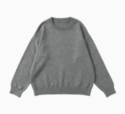 Kids' Solid Color Knitted Sweater