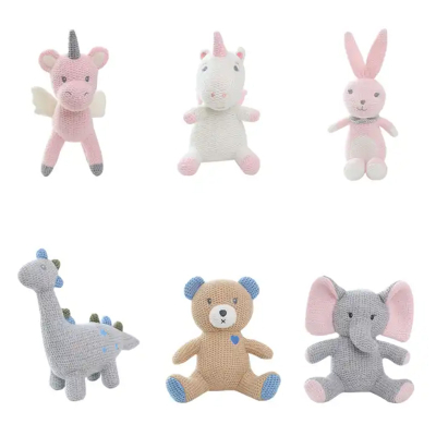 かぎ針編みの動物おもちゃ