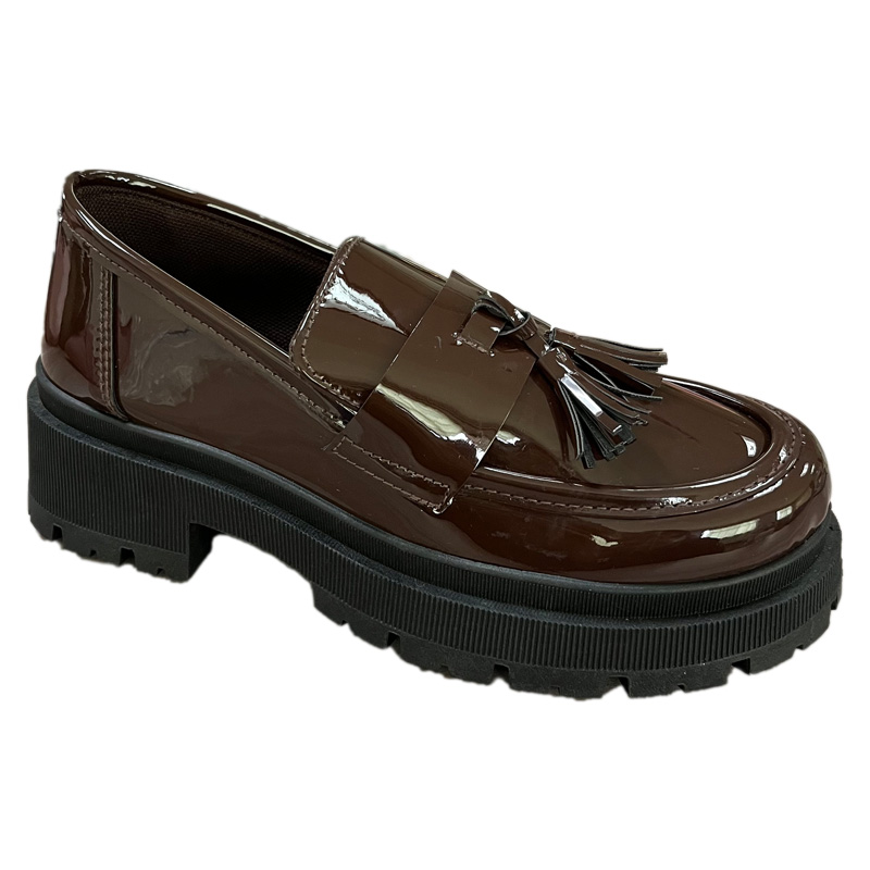 Kadın Kahverengi Loafer Ayakkabı