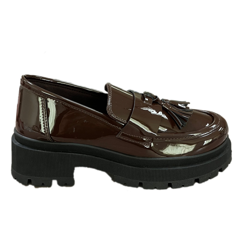 Kadın Kahverengi Loafer Ayakkabı