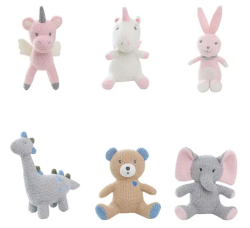 Іграшки-звірята гачком