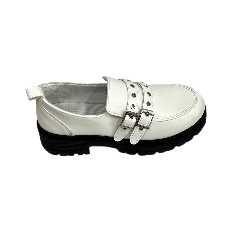 Kadın Beyaz Loafer Ayakkabı