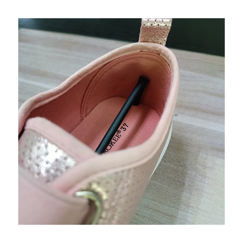 ゴールド PU レザー プラットフォームのレディース シューズ