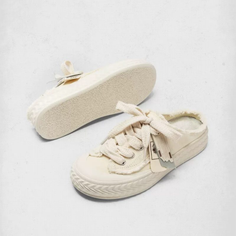 ラップアラウンドスリッパ スリッパ アウターウェア レディース キャンバスシューズ カジュアルスリッパ