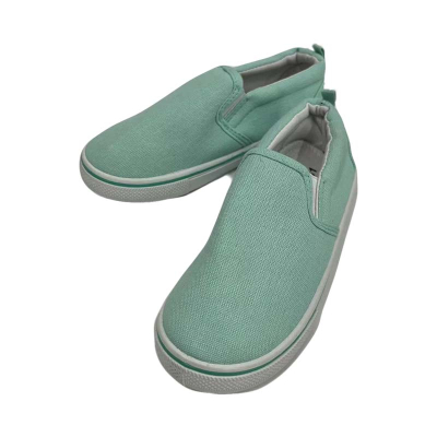 ブルー キャンバス シューズ