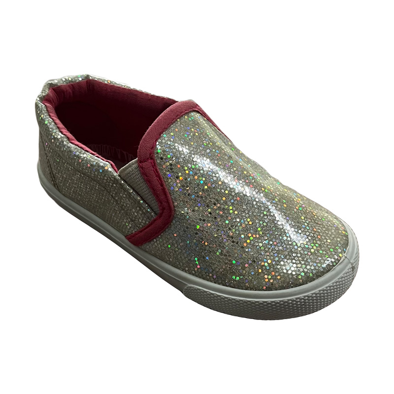 Kids PU Leather Slip-On Shoes In Red And Green Color.jpg
